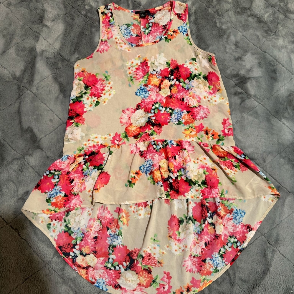 Long and short  shirt dress